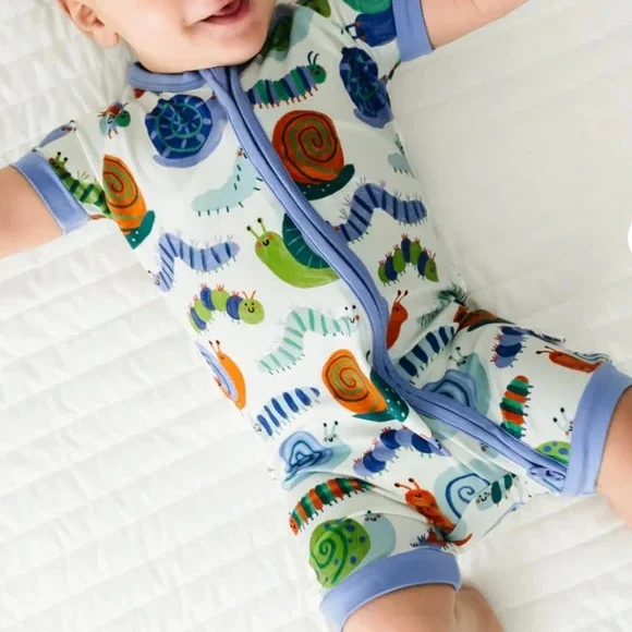 Little Sleepies Inchin’ Along Shorty Zippy - Picture 3 of 3